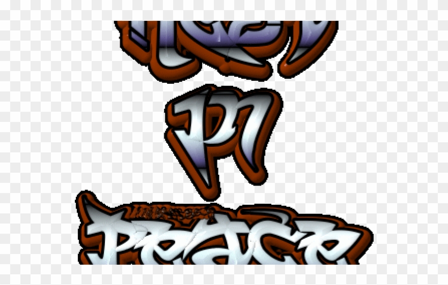 Graffiti Clipart Peace - Rest In Peace Graffiti - Png Download