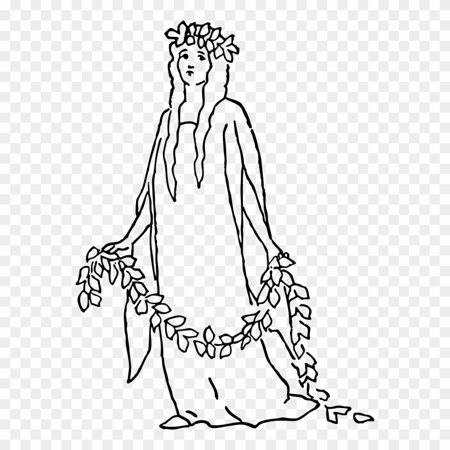 Free A Character Representing Charity - Goplana Z Balladyny Clipart