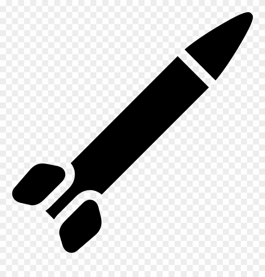 Clip Art Free Missile Filled Icon Free Download Png - Míssil Png Transparent Png