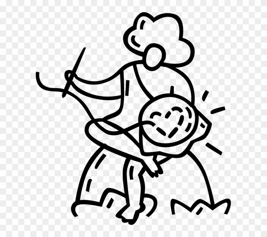 Vector Illustration Of Cupid God Of Desire And Erotic - Love Clipart