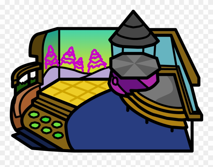 February Igloo Clipart - Iglu Cobertura Club Penguin - Png Download