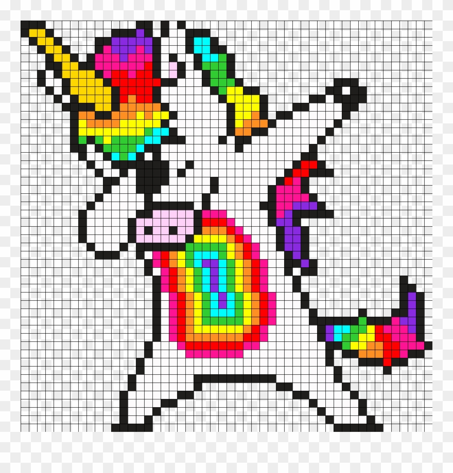 Pixel Art Pinterest Unicorns - Pixel Art Licorne Dab Clipart