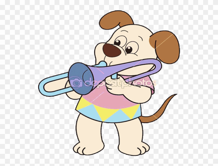 Buzon#0541 91 Current Post 12 January#753 Color - Trombon Dibujo Animado Clipart