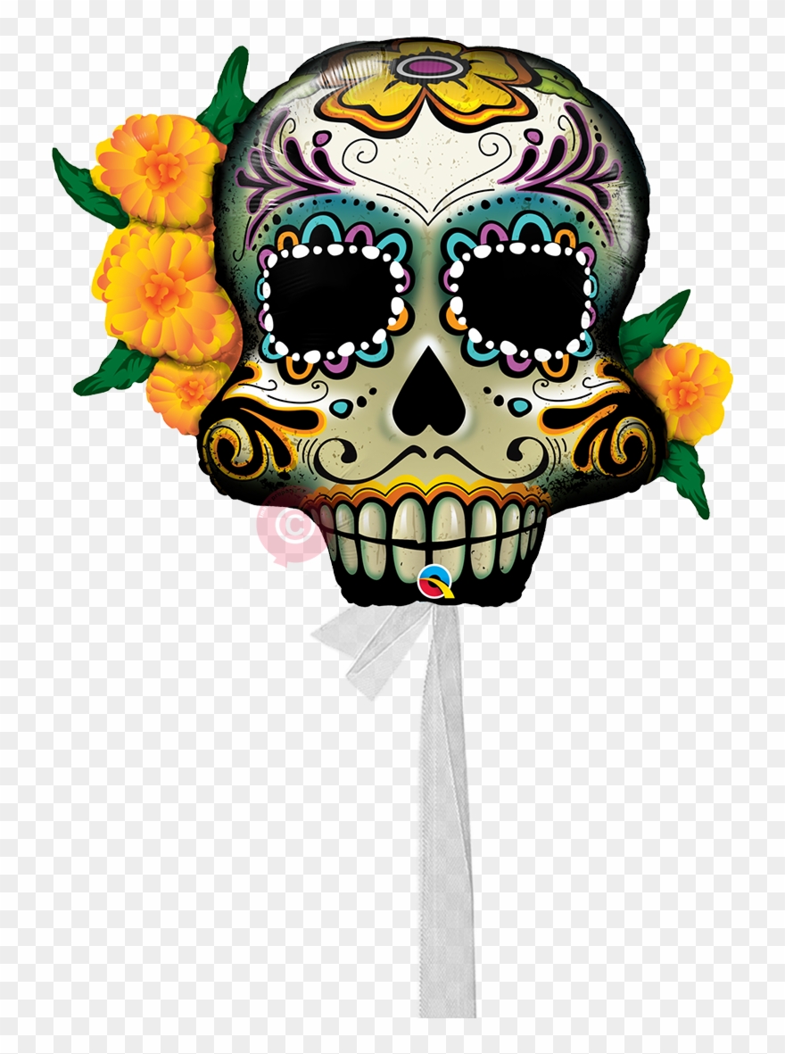 Day Of The Dead Balloon Clipart