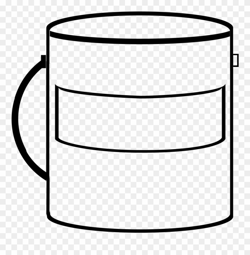 Chemical Oil Paint Comments - Line Art Clipart