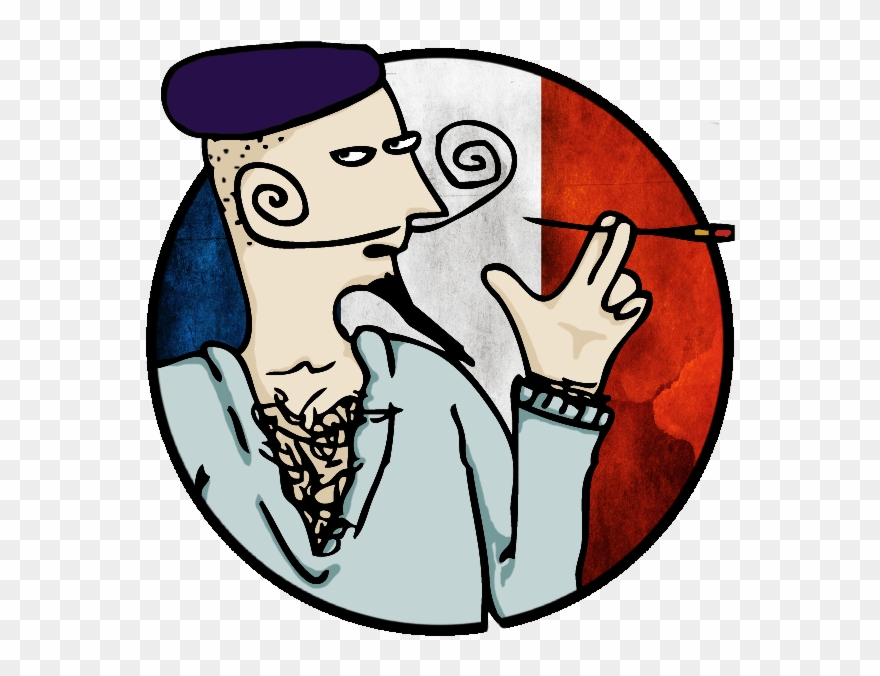 Bluntly Staring Out At The Horizen, I See A Pointed - Illustration Clipart