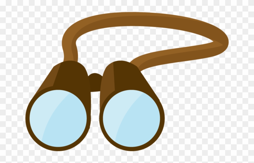 Say Hello - Desenho Binoculo Png Clipart