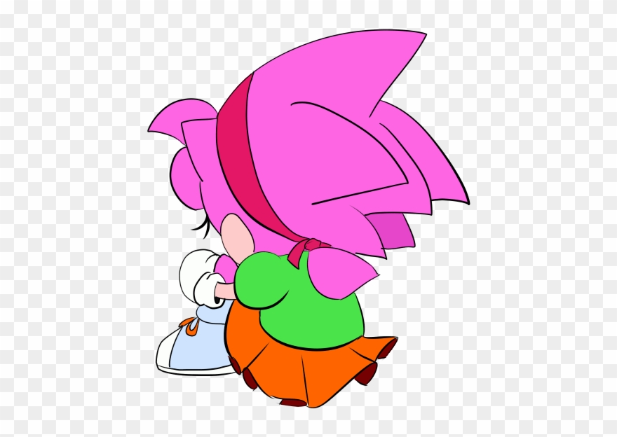 You Have A Disappointed Amy On Your Dash - Sonic The Hedgehog Clipart