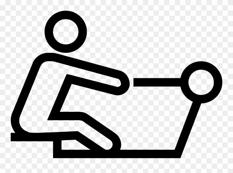Rowing Machine Icon Clipart
