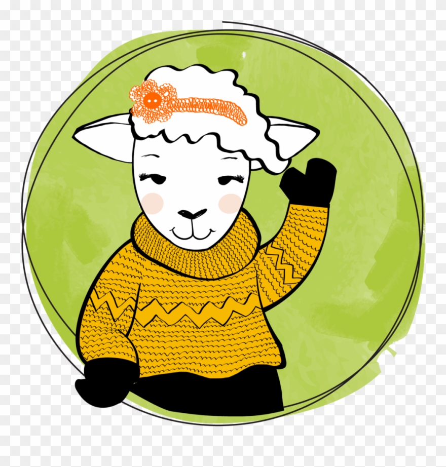 Meet Pearl The Sheep - Cartoon Clipart