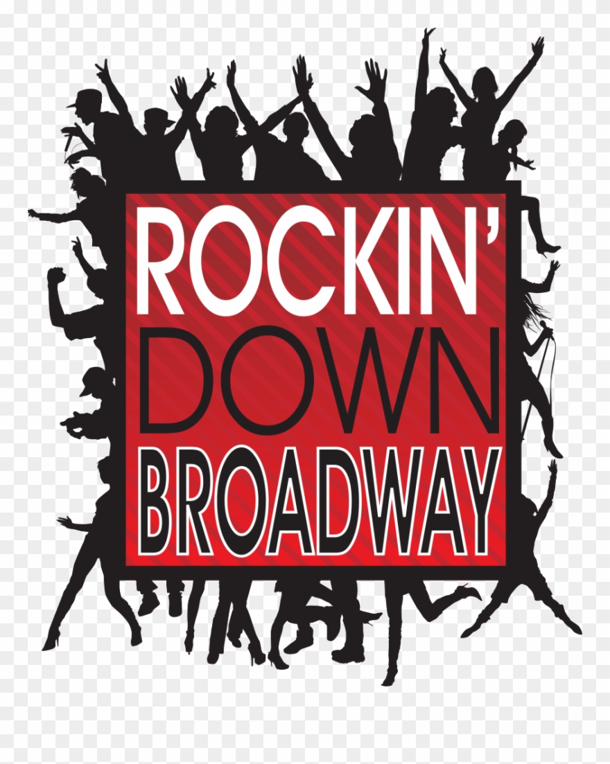 Rockin Down Broadway - Vector Clipart