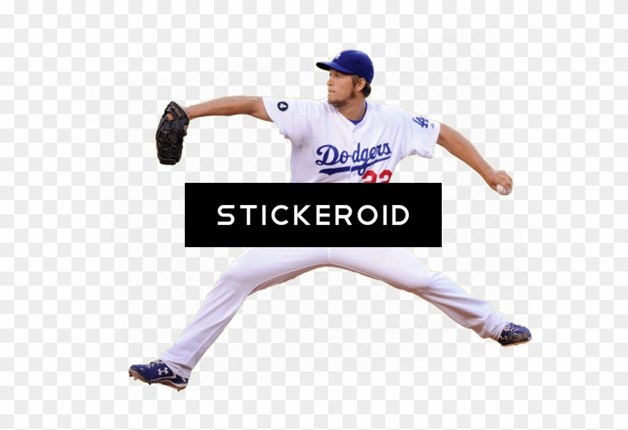 Los Angeles Dodgers Kershaw - Pitcher Clipart
