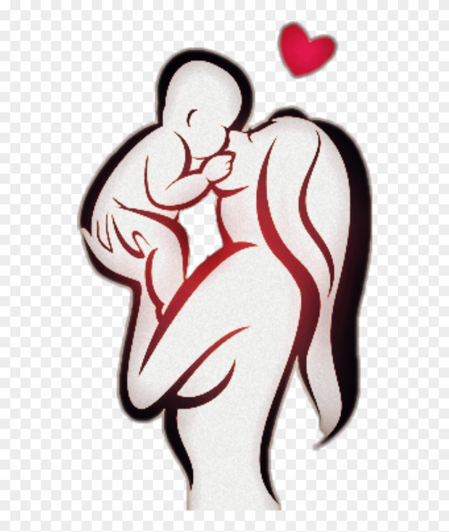 Mom And Son Clipart Download Wallpaper Full - Moeder En Kind Symbool - Png Download