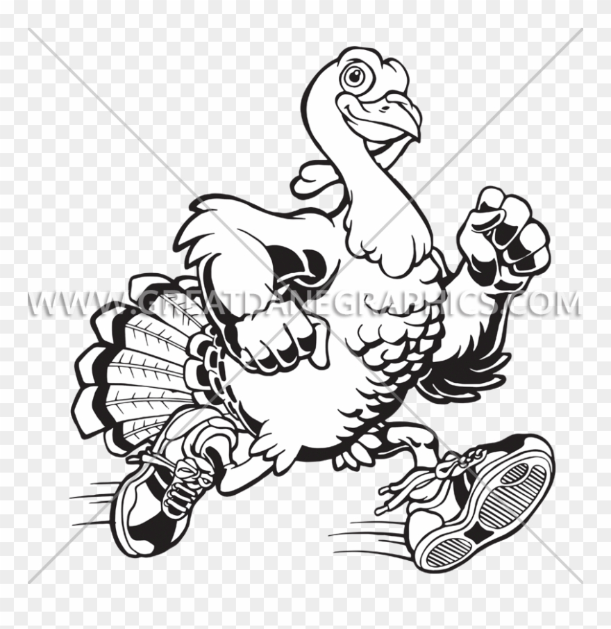 Turkey Run - Can Stock Photo Clipart