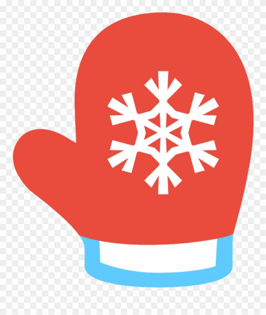 Mittens Clipart Red Christmas Mittens Clipart Clipart - Mitten Png Transparent Png
