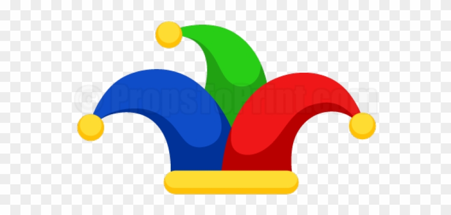 Jester Clipart Crown - Booth Props Template Hats - Png Download