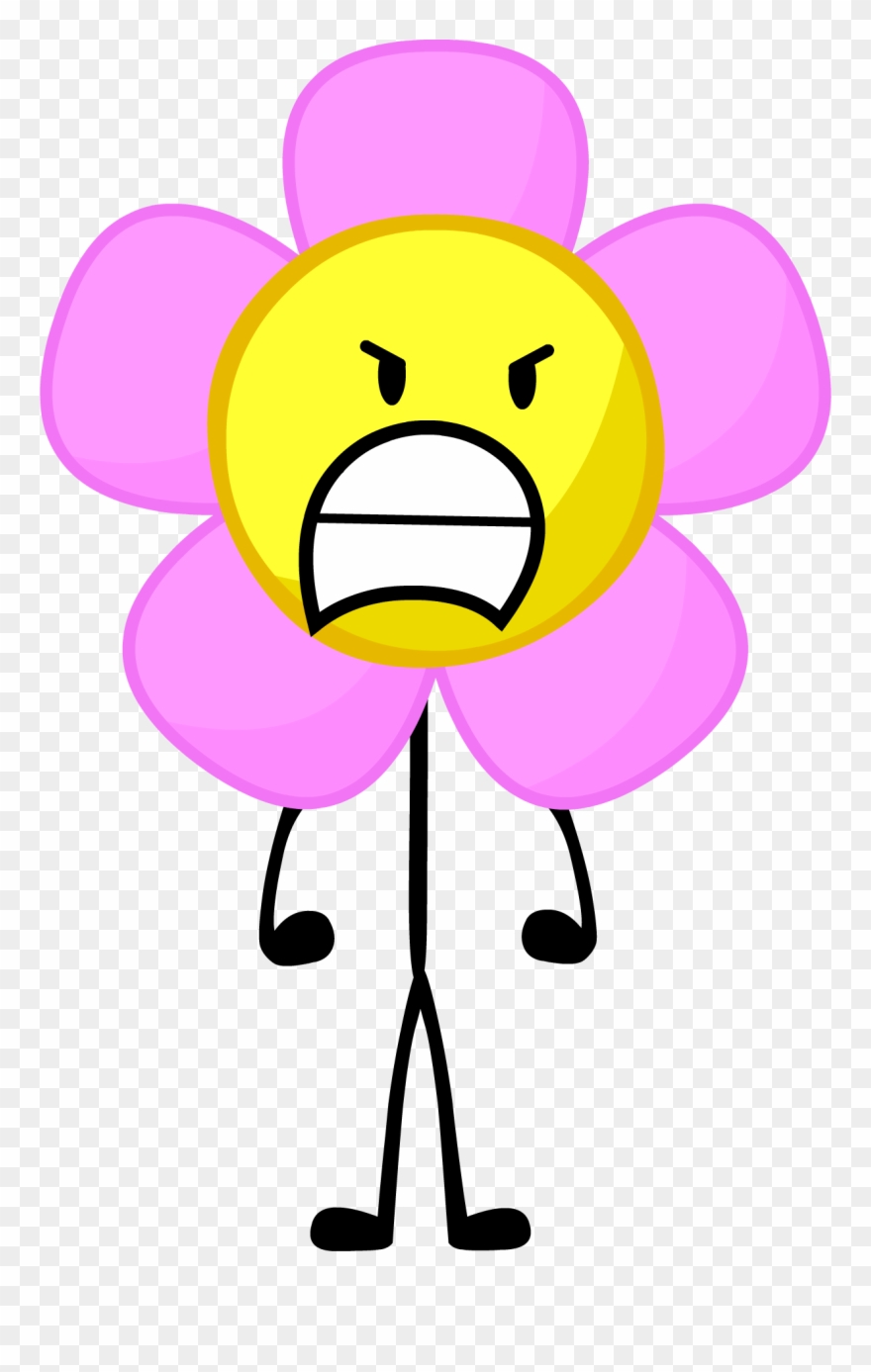 Eraser Clipart Fat - Flower Bfdi - Png Download