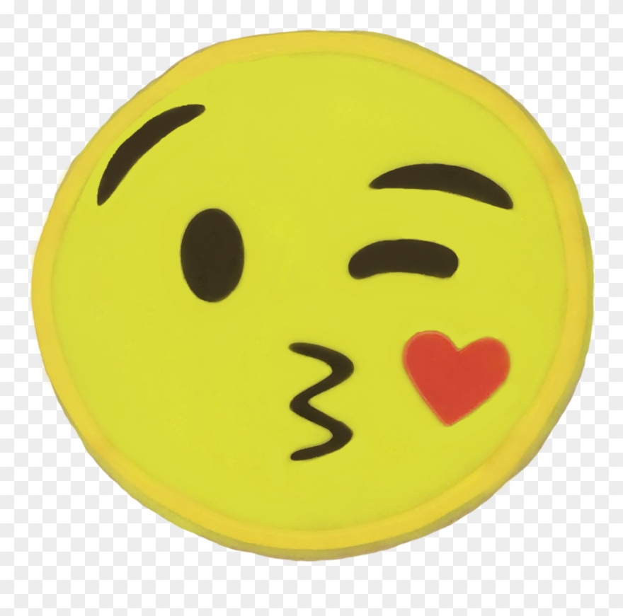 Winky Face Emoji Png Clip Art Freeuse - Emoji Pillow Png Transparent Png