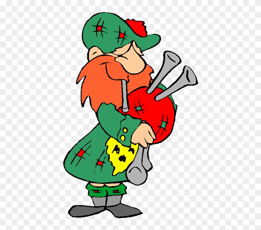 Clipart Bagpipes Cartoon - Bagpiper Clipart - Png Download