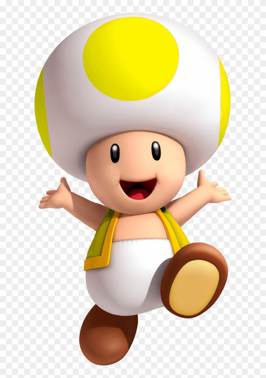 Yellow Toad By Yoshigo99-d4g3kep 678×1,177 Pixels Super - Super Mario Yellow Toad Clipart