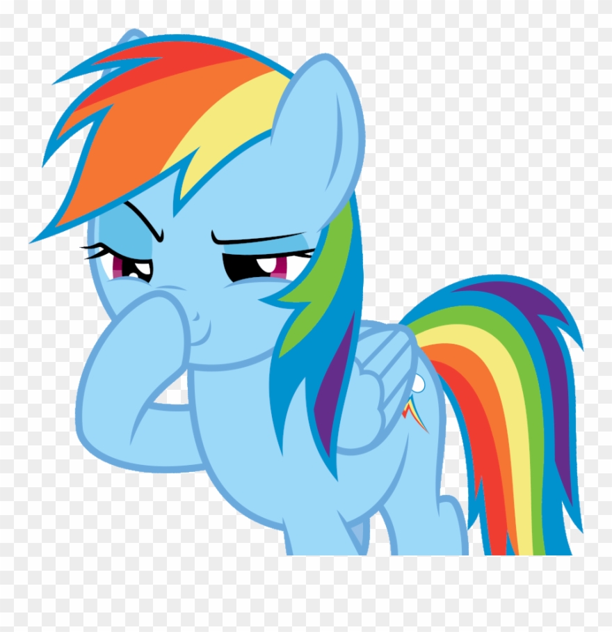 Animated Artist Memely Boop Rainbow Dash - 6ix9ine My Little Pony Clipart