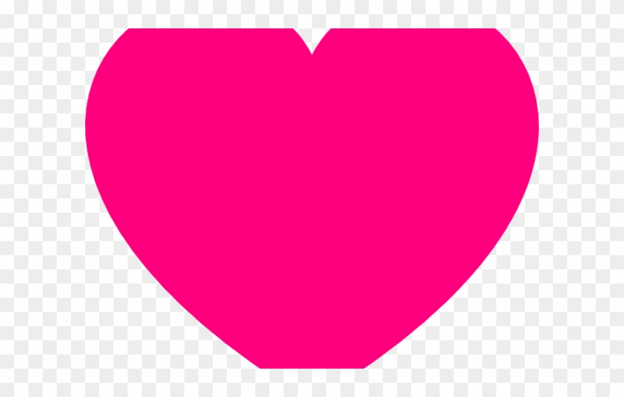 Heart Shaped Clipart Plate Biscuit - Pink Heart Vector Png Transparent Png