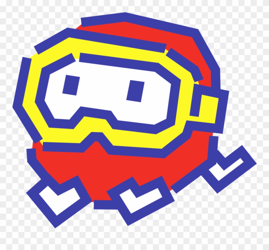 Pooka - Dig Dug Artwork Clipart