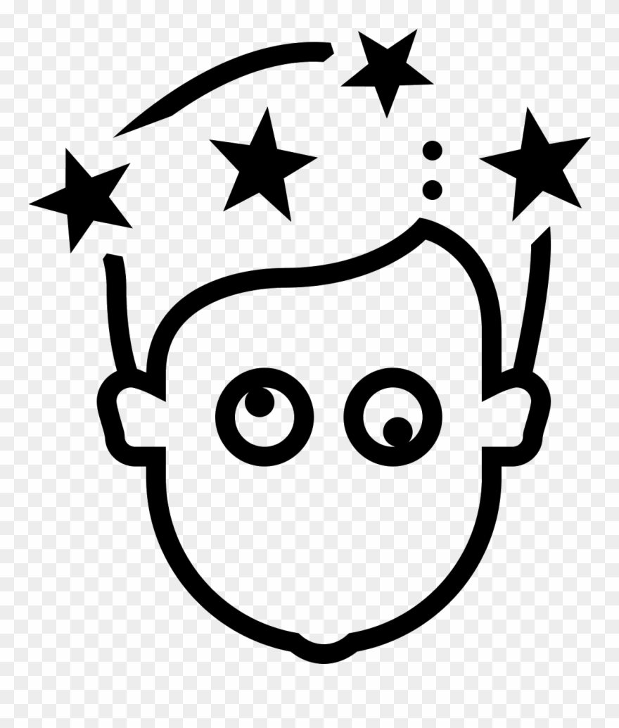 Drunk Face Cartoon Download - Dizziness Clipart - Png Download