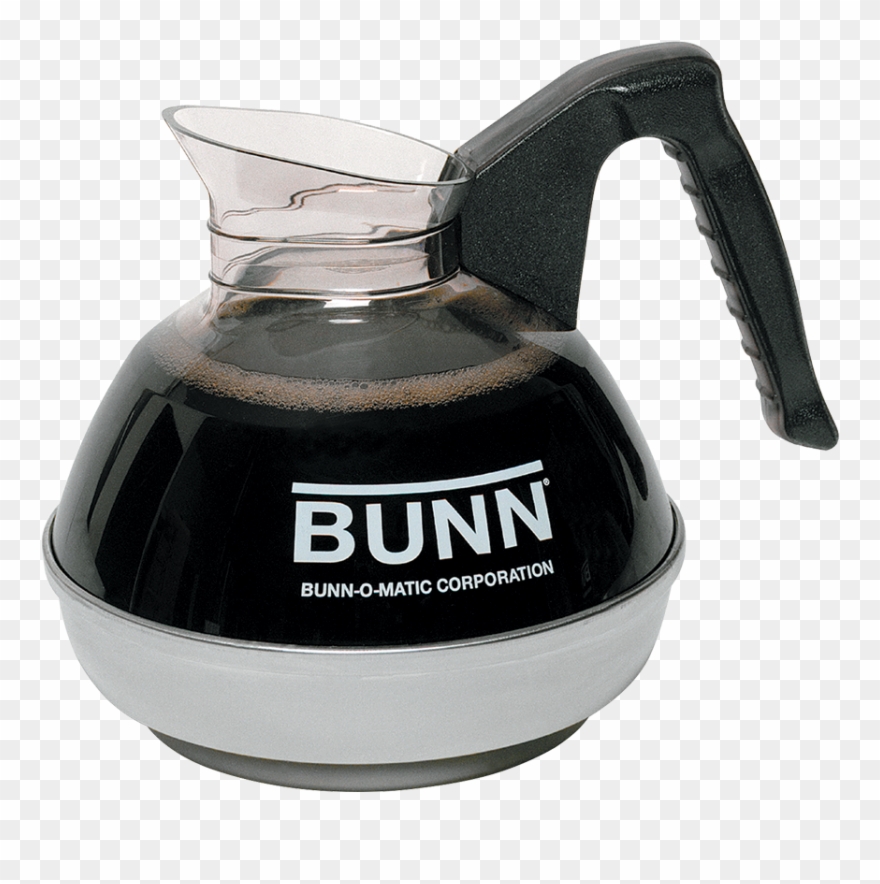 Bunn Easy Pour Black/ Glass 12-cup Coffee Decanter Clipart