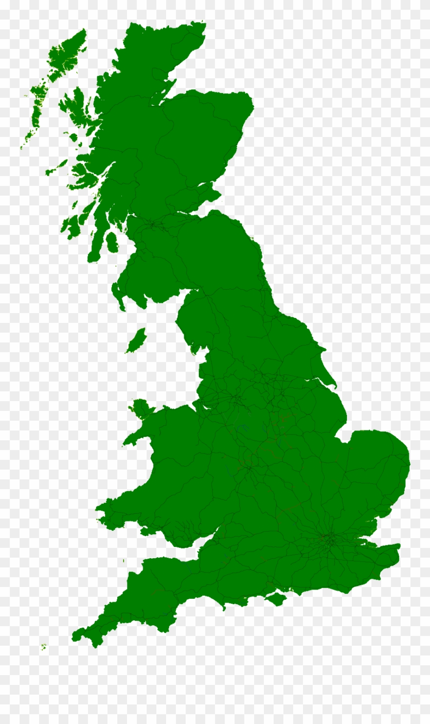 Uk Map - Oxford On A Map Clipart