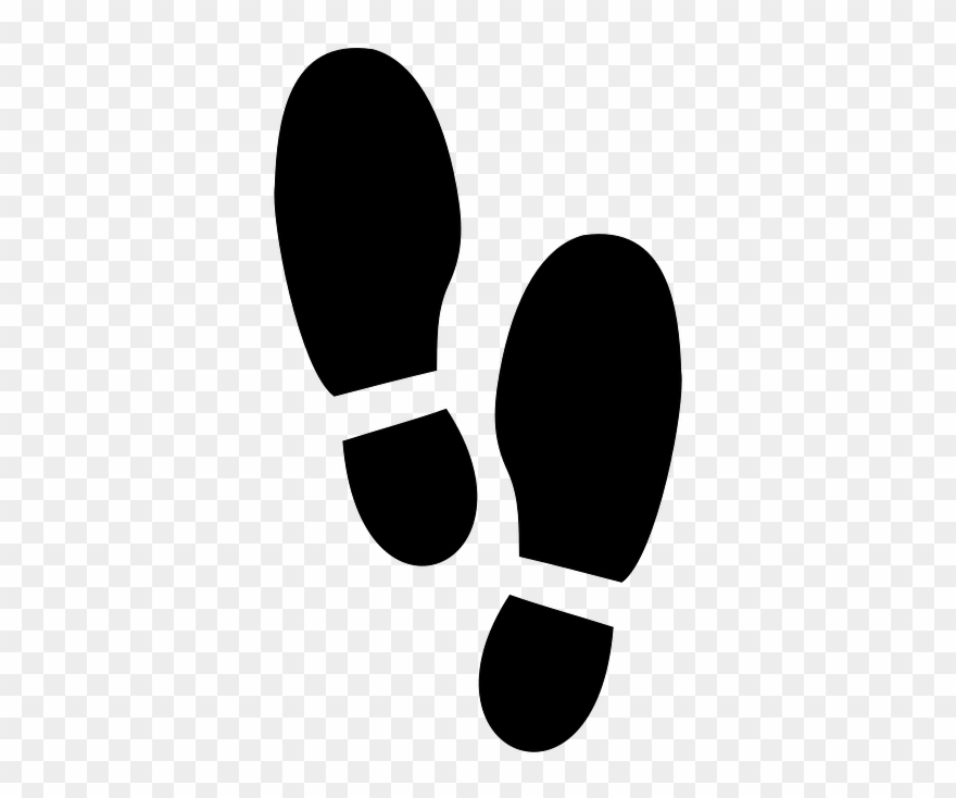 File - Footprints - Footprint Transparent Background Clipart