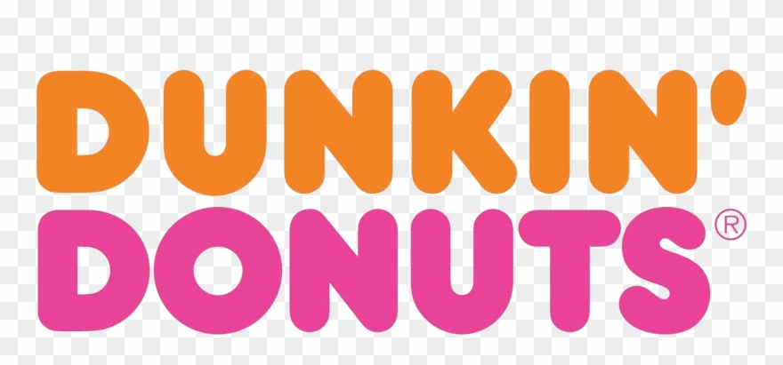 Dunkin Donuts Clipart Clear Background - Dunkin Donuts Logo 2018 - Png Download
