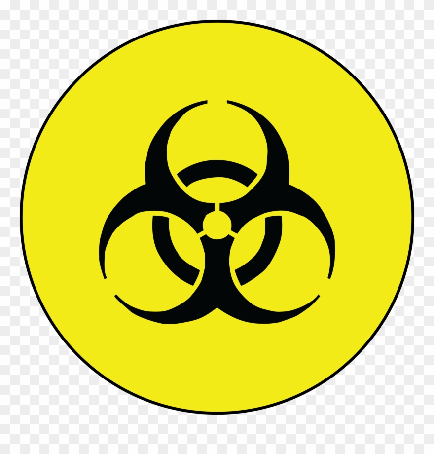 Biohazard Symbol Free Download Png - Biological Hazard Symbol Png Clipart