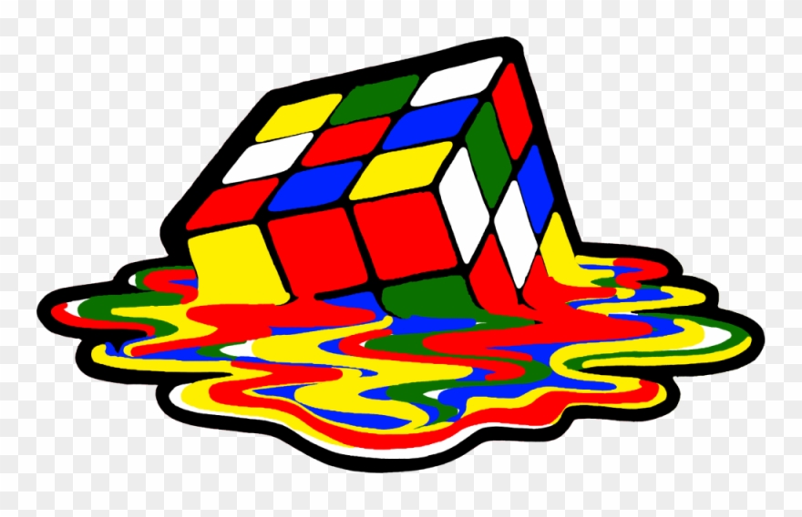 Personnalisez Votre Produit - Melting Rubiks Cube Clipart