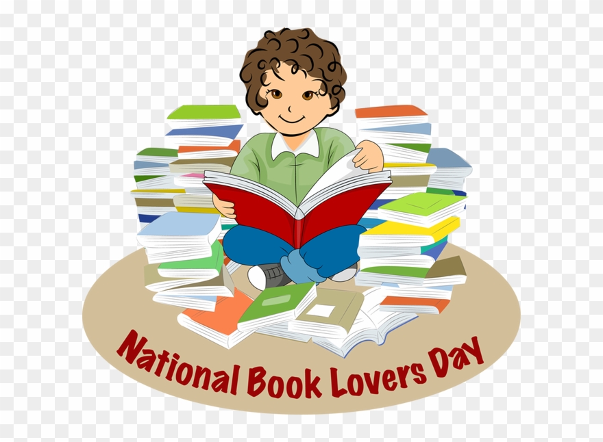 Education Clipart Book Lover - Reading Book Library Png Transparent Png
