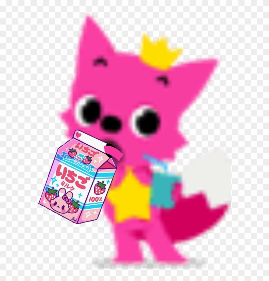 Strawberrymilk Pinkfong Snack Time Kawaii - Snack Clipart