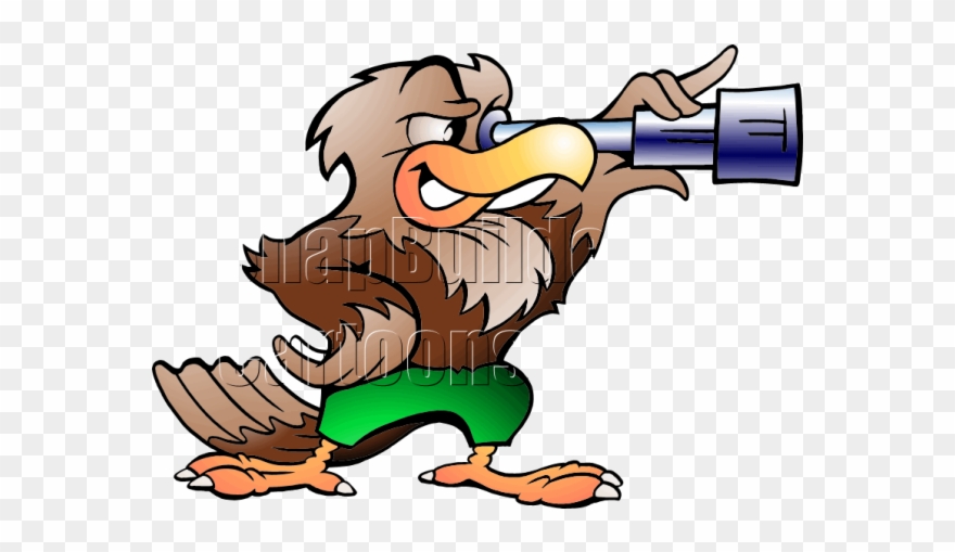 Eagle With Telescope Jpg Transparent - Eagle With A Telescope Clipart