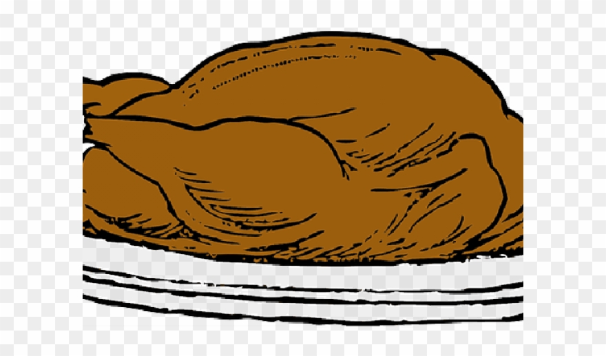 Thanksgiving Turkey Cartoon Pictures - Turkey On A Platter Clipart