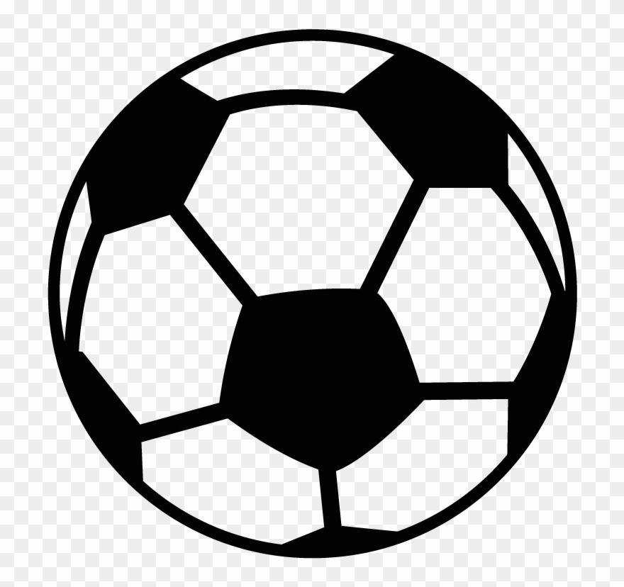 Cartoon Football Png Clipart Library Stock - Football Logo Black And White Transparent Png