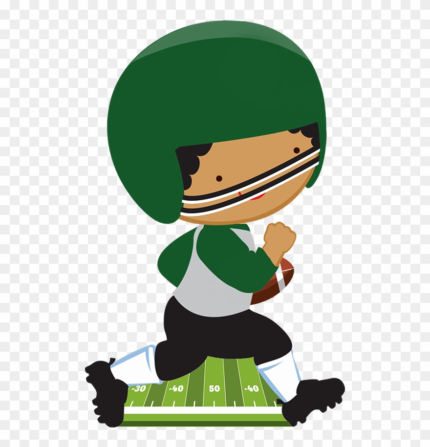 Corpóreo Jugador De Fútbol Americano - Niños Deportistas Animados Png Clipart