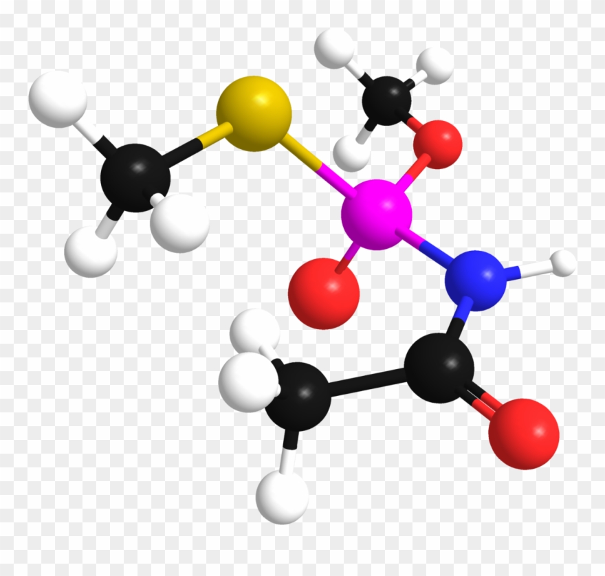 Acephate 3d Model Bonds - Catalan Wikipedia Clipart