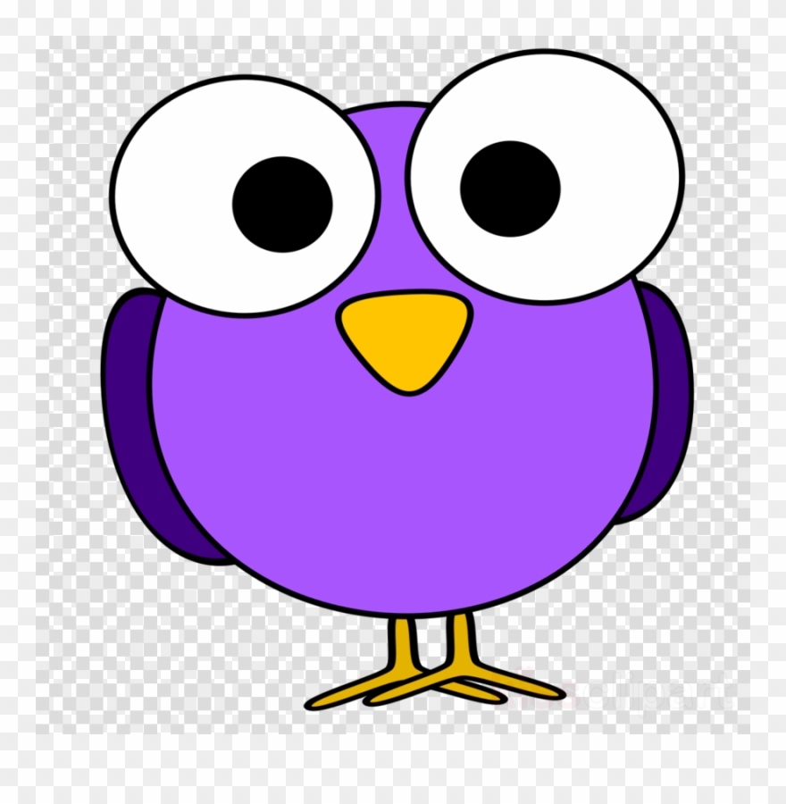 Cute Cartoon Birds With Big Eyes Clipart Bird Clip - Bird Face Clip Art - Png Download