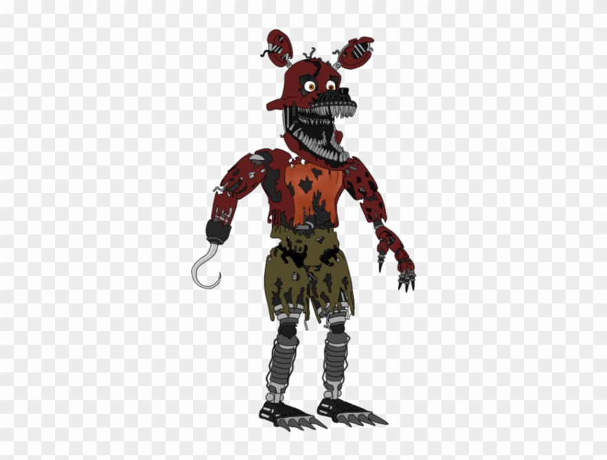 Nightmare - Fnaf Nightmare Foxy Figure Clipart