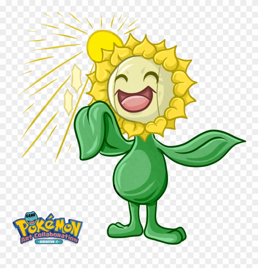 #192 Sunflora Used Sunny Day And Grass Whistle In The - Sunflora Clipart