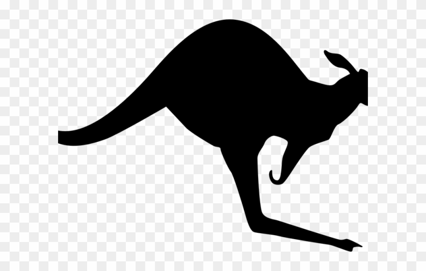 Kangaroo Clipart Australian Kangaroo - Kangaroo Sign - Png Download