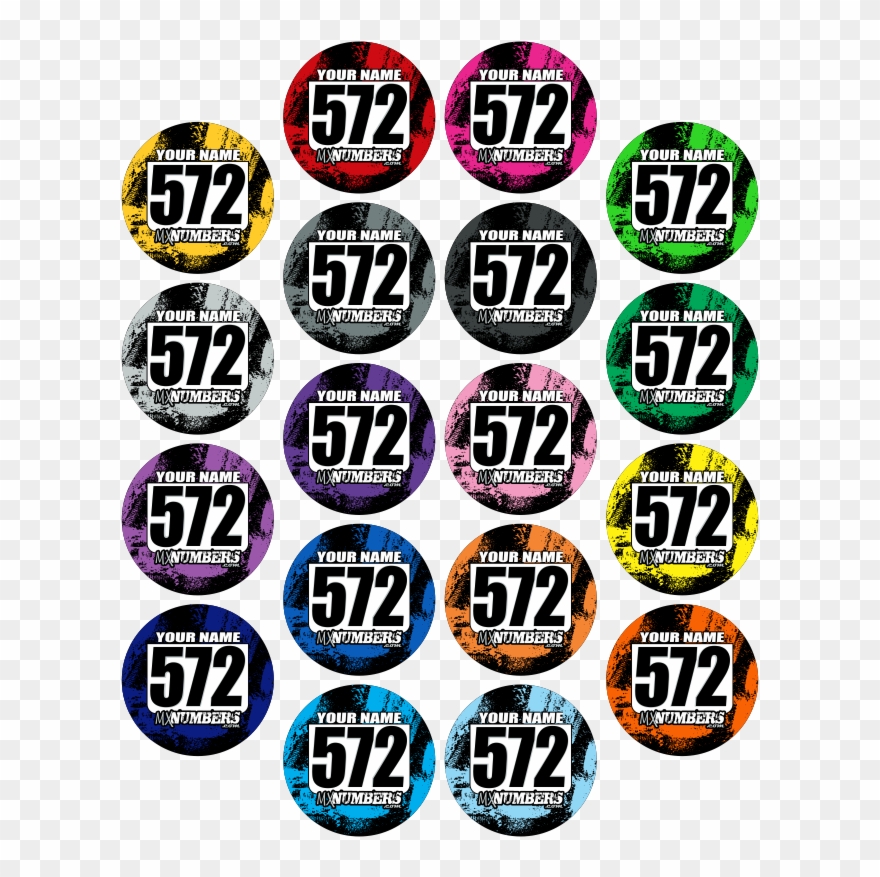 Pair Of Mud Plug Decals For Hyper Tech Wheel -splash - Birthday Cake Clipart