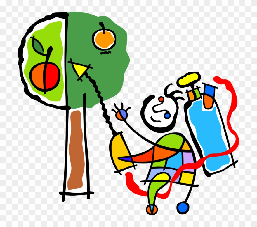 Farmer Sprays Orchard Trees Image Illustration Of - Pesticide Paradox Clipart