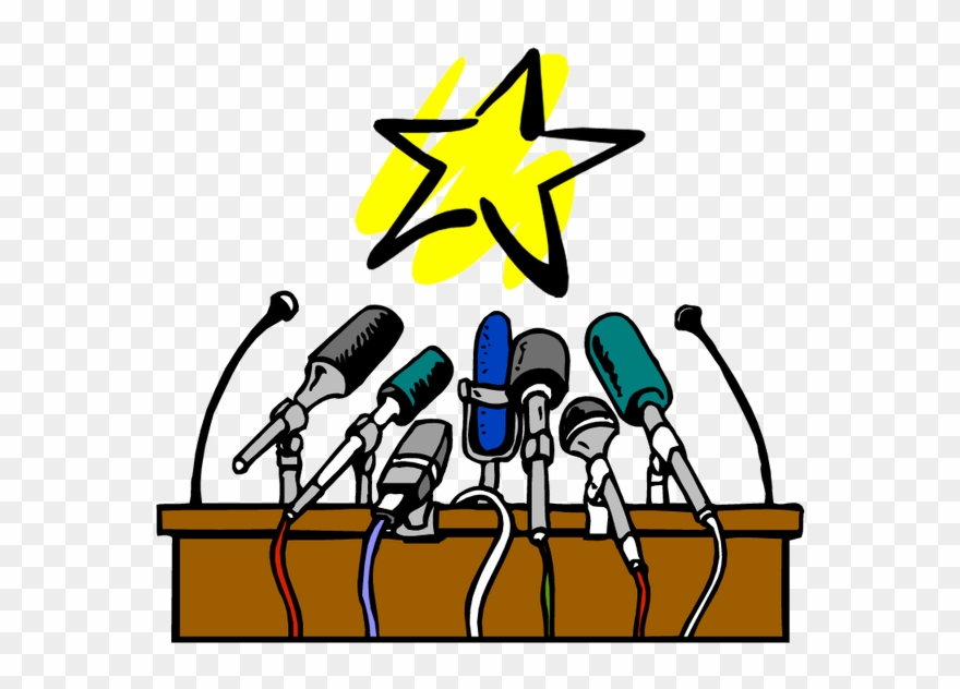 Press Media Clip Art - Png Download