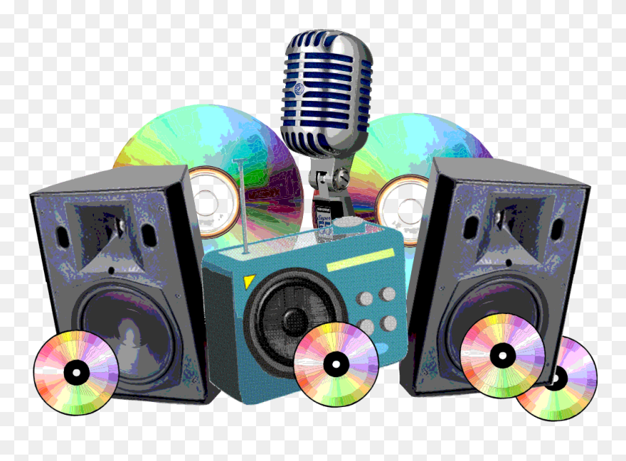 Jpg Transparent Download Boombox Clipart Rock - Shure Classic Gear Super 55 Microphone - Png Download
