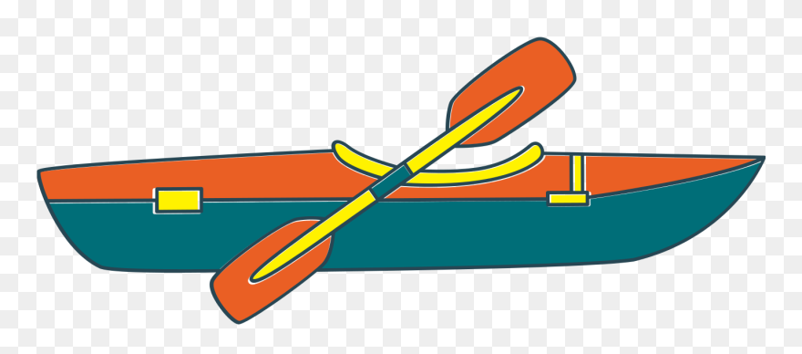 Kayaking - Clip Art - Png Download